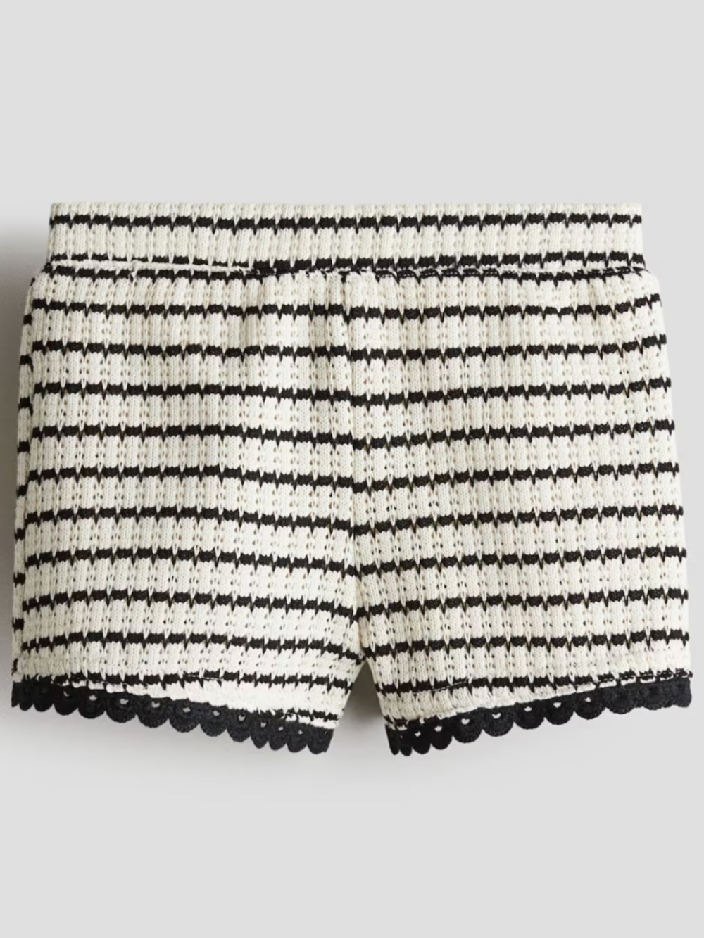 Girls H&M Textured-Knit Shorts - Size 6-7